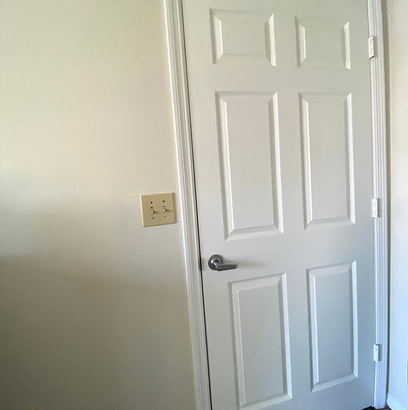 Indoor door painting