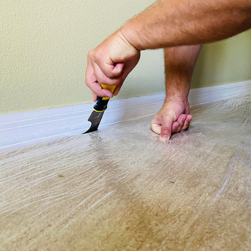 Painting room - preparation - in Saint Augustine, Florida