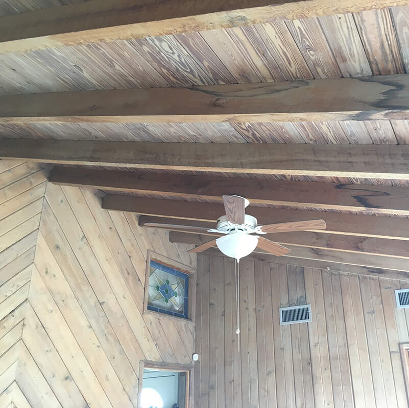 Wood staining in Florida, Saint Augustine