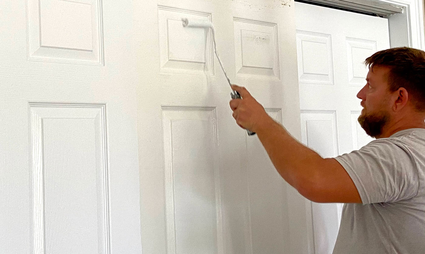 Maintenance of Wooden Door and Window Frames - Multicolor Paint