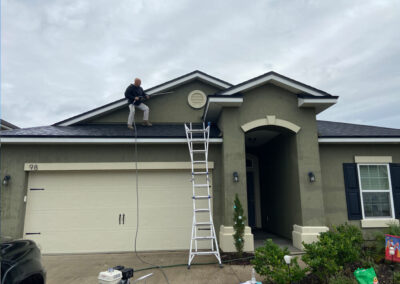 House exterior painting color change in St. Augustine