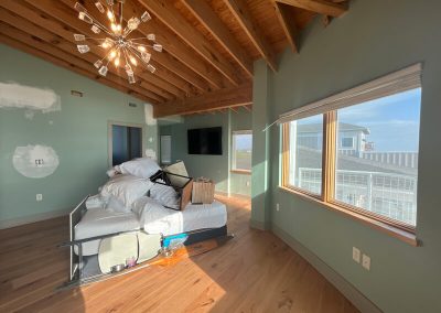 Simple and elegant ocean view home repainted complete interior