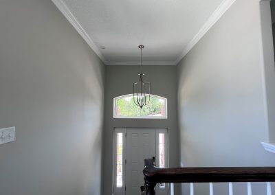 Grey interior wall painting service in St. Augustine Florida