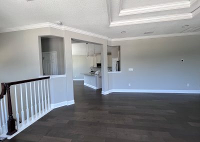 Grey interior wall painting service in St. Augustine Florida