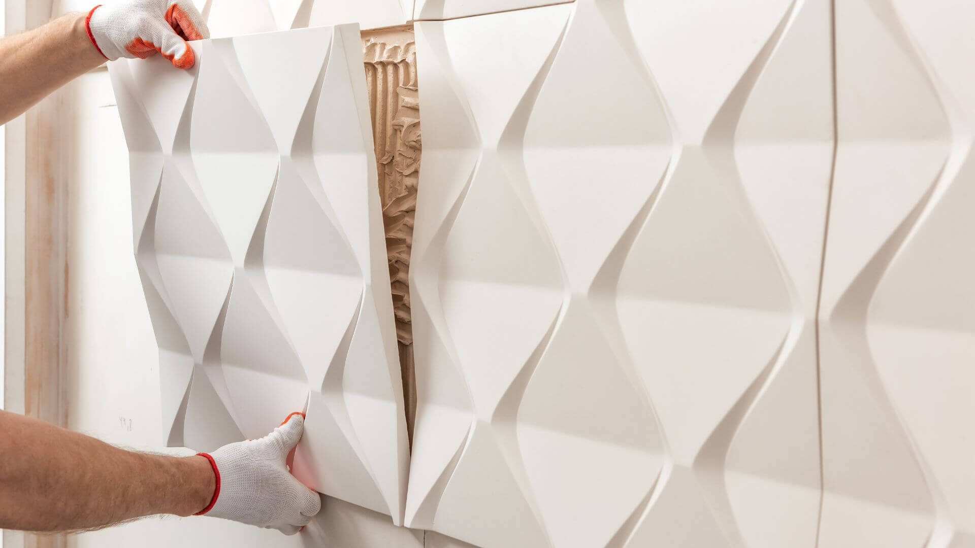 3d wall panel installation in St. Augustin Florida