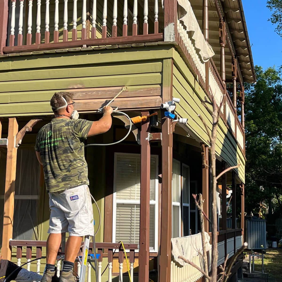 Old house painting service in St. Augustine Florida