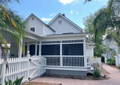 Home exterior repainting in St. Augustine Florida
