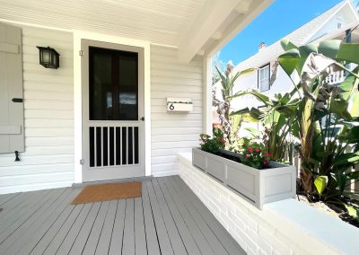 Home exterior wood surface repainting in St. Augustine Florida