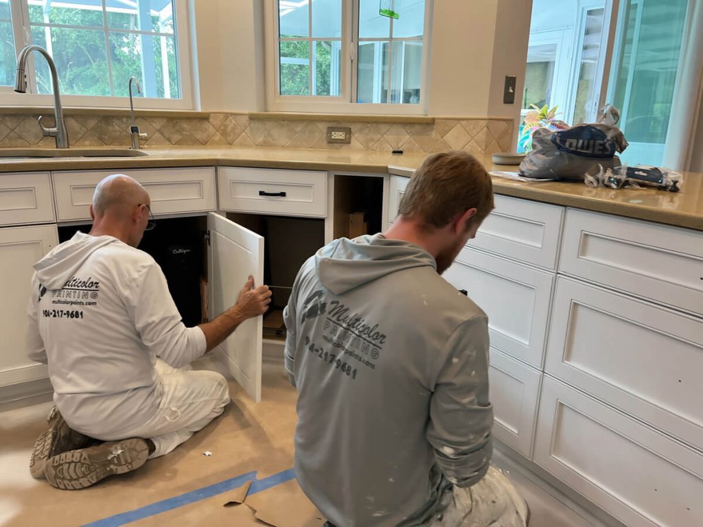 Kitchen cabinet painting service in ST. Augustine Florida