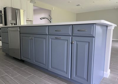 Kitchen cabinet painting in St. Augustine Florida