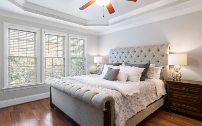 What wall color goes with gray bedroom furniture?
