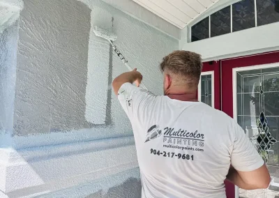 exterior wall roller painting