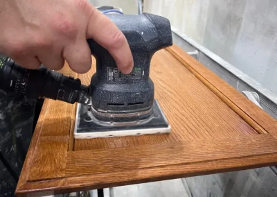 kitchen cabinet preparation for painting