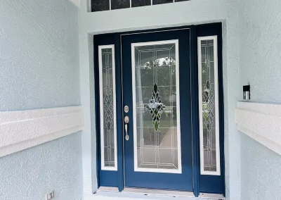 repainted door