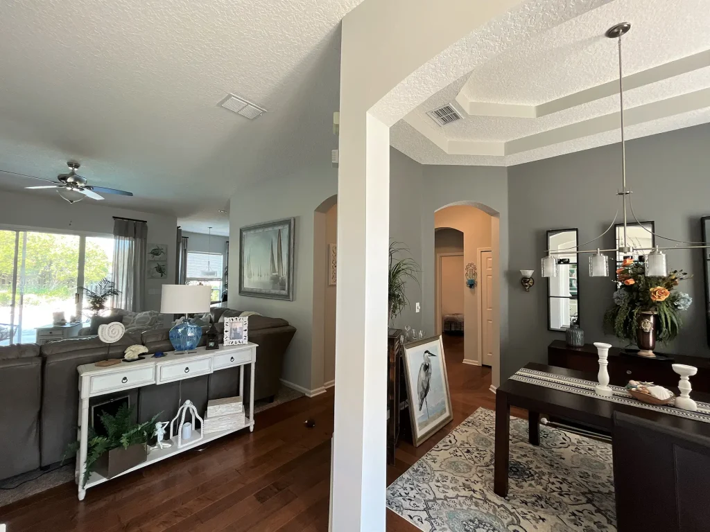 Monochromatic living room