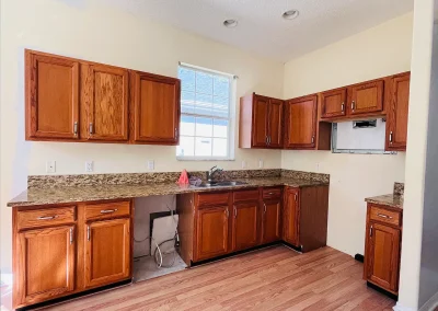 kitchen cabinet before repainting florida