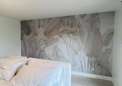 Wallpapering in the bedroom localpainterflorida